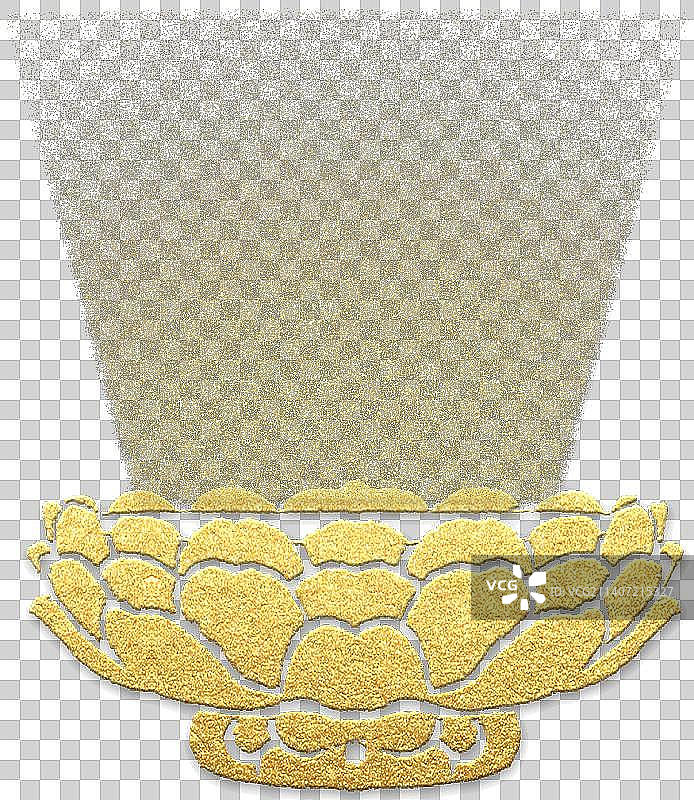 兔年新年元素金箔莲花座图片素材