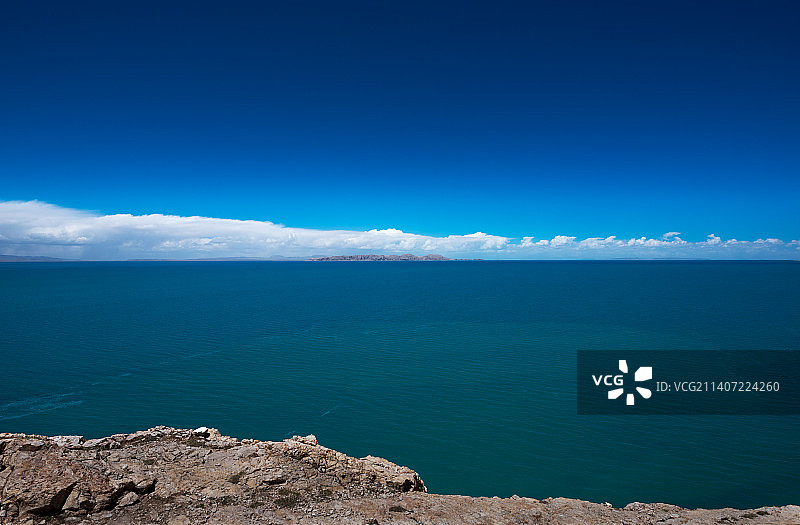 色林错，简简单单就很美图片素材