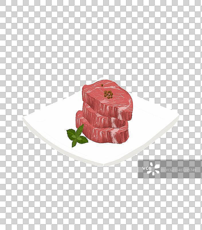 一盘牛排图片素材