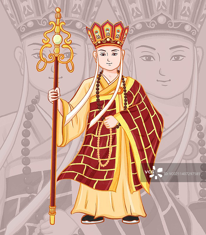 唐三藏卡通图片素材