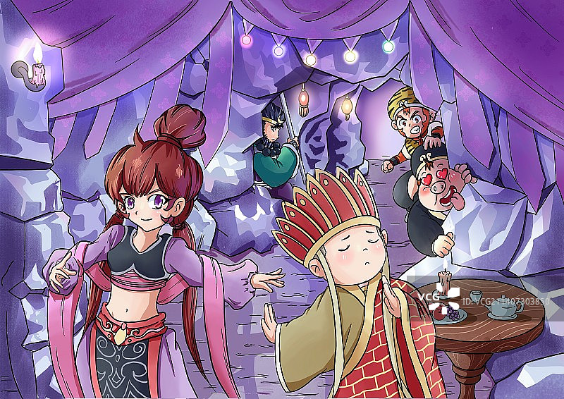 Q版西游记-捉妖图片素材