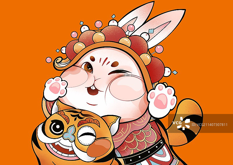 兔爷驾到图片素材