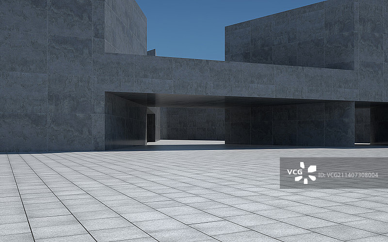 混凝土建筑墙面图片素材