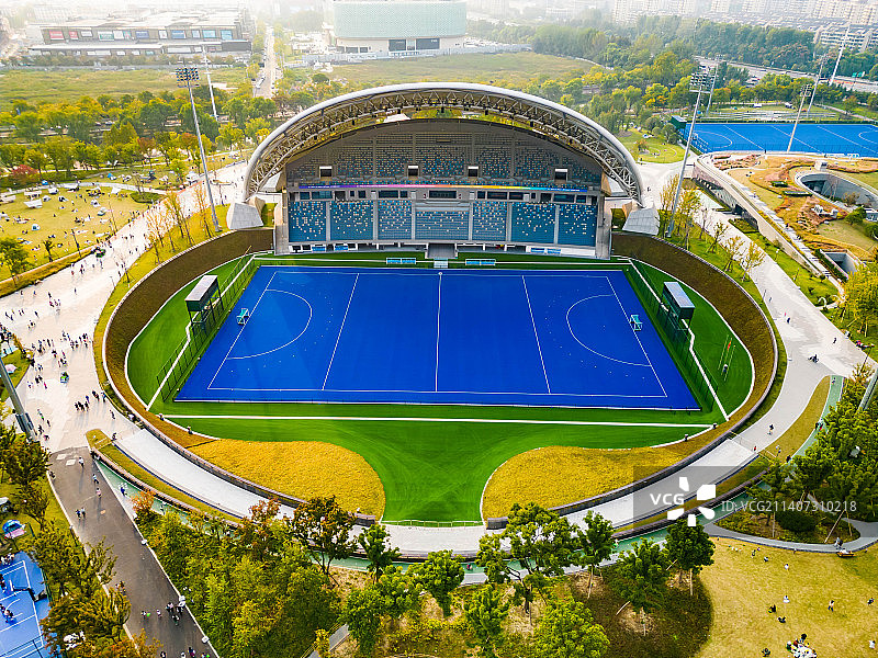 杭州大运河亚运公园曲棍球场图片素材