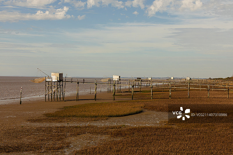 法国维特雷泽海滩风光图片素材