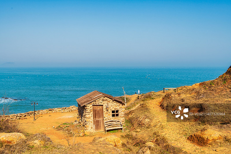 福建省漳州市漳浦县岗寮（外屿）小木屋春季户外风光图片素材