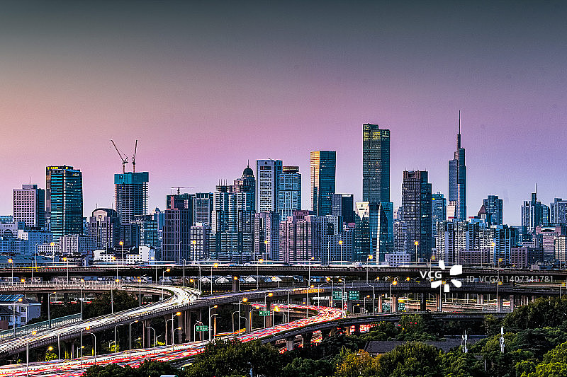 南京市双龙立交桥图片素材