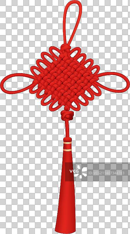 中国结插画元素，新年春节元宵节灯谜小年元旦中国结海报，新春佳节张灯结彩传统新潮金融宣传广告传统节日图片素材