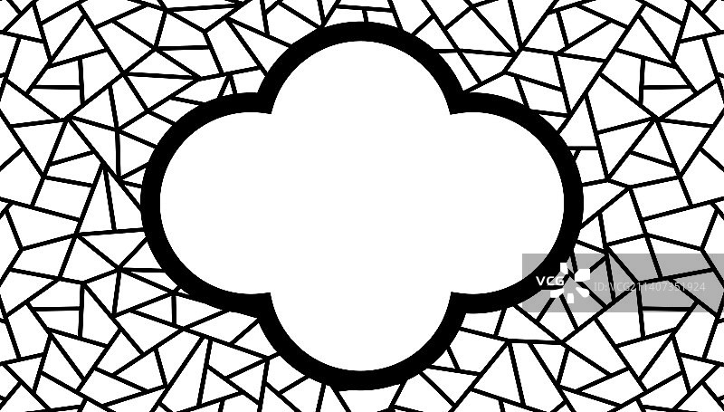 中国风雕花梅花形镂空装饰花窗冰裂纹图案图片素材