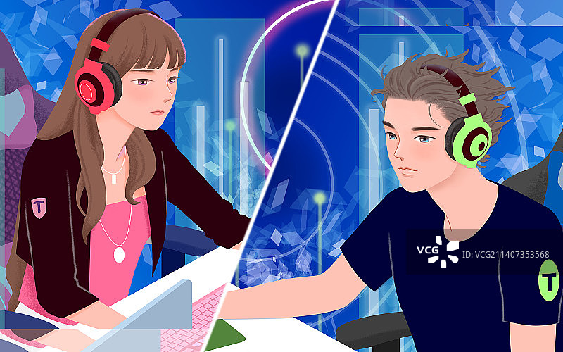 电竞比赛图片素材