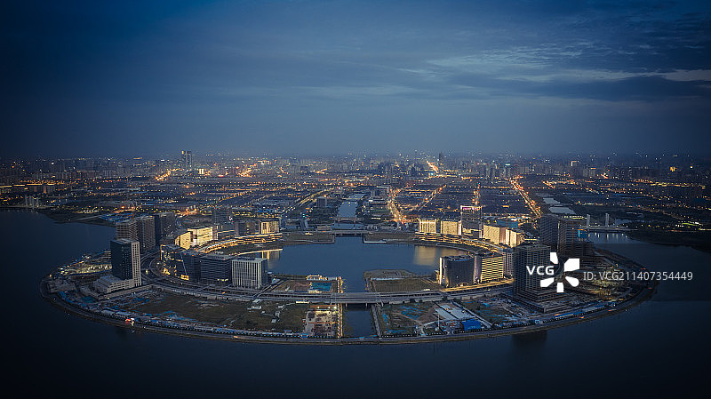 郑州金融岛图片素材