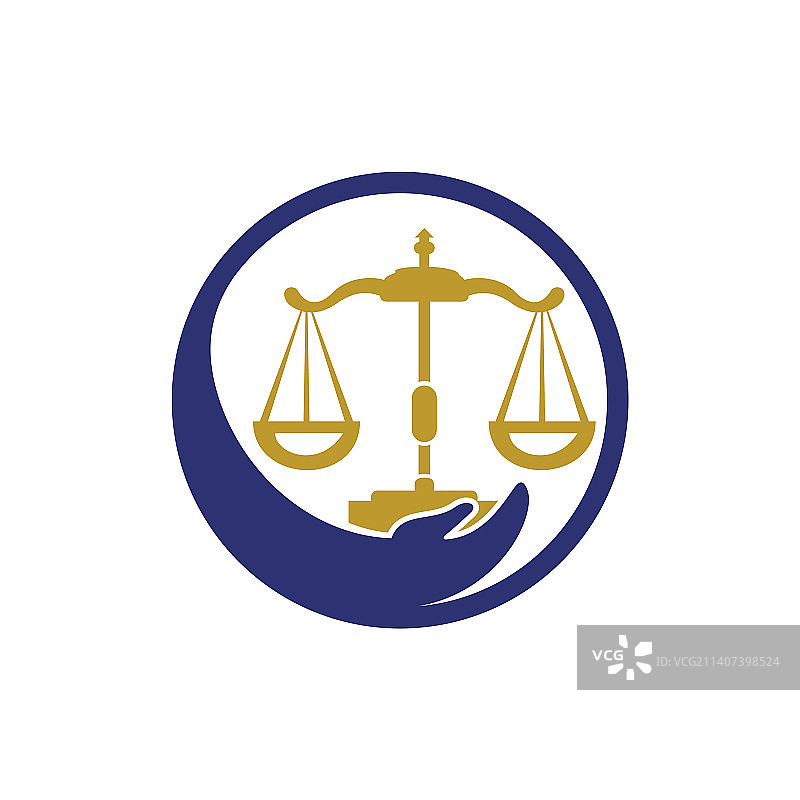 法律关怀logo设计模版图片素材