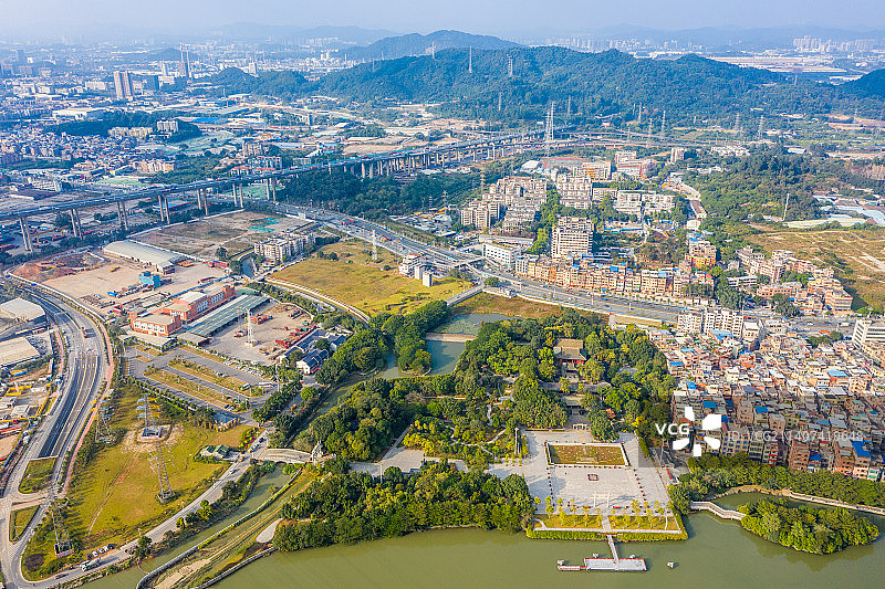 航拍广州南海神庙 波罗庙 海洋文化信仰图片素材