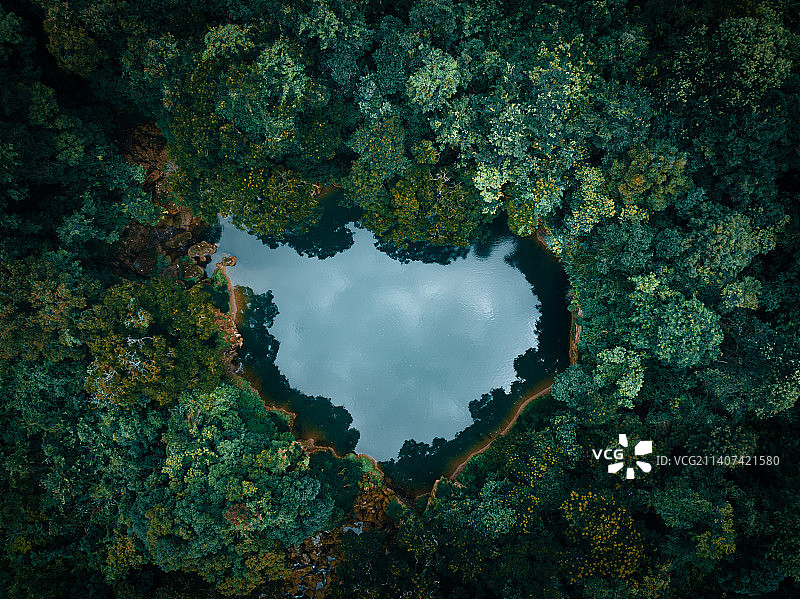 贵州·小七孔鸳鸯湖图片素材