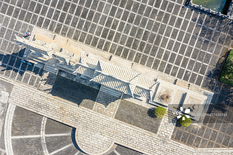 航拍广东珠海梅溪牌坊旅游区 珠海梅溪村陈芳故居图片素材