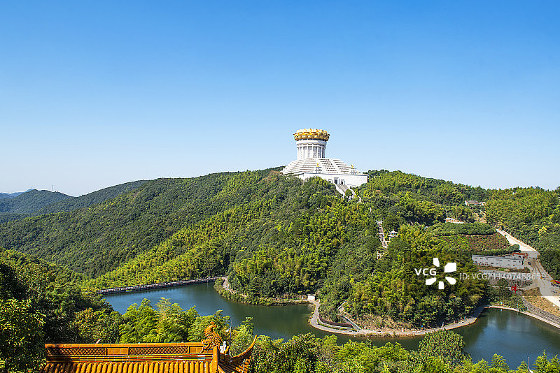 浙江绍兴大香林景区龙华寺兜率天宫 兜率天宫图片素材