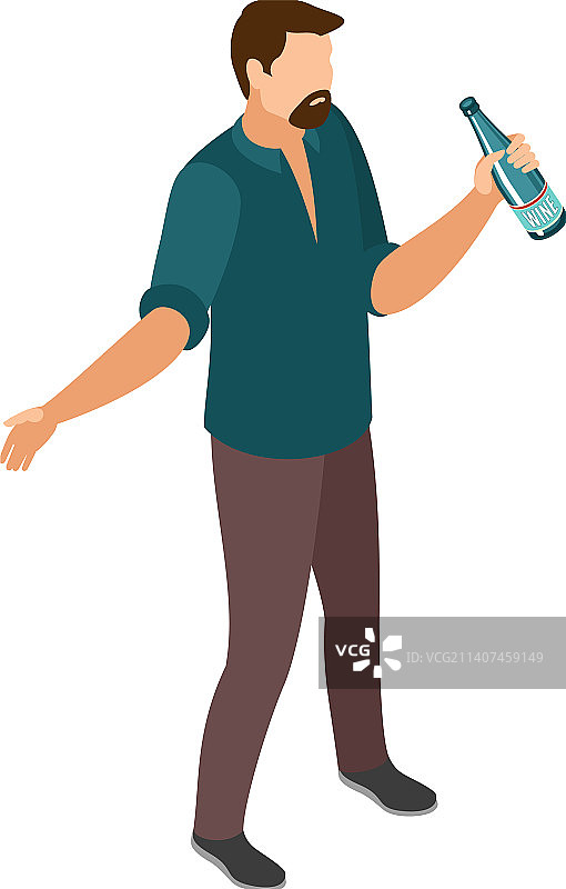 含酒精的2.5D图像图片素材