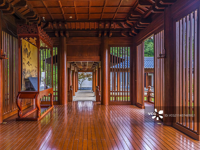 绍兴兰亭天章寺图片素材