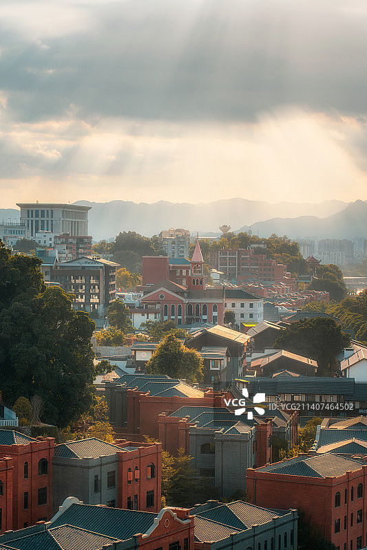 烟台山图片素材