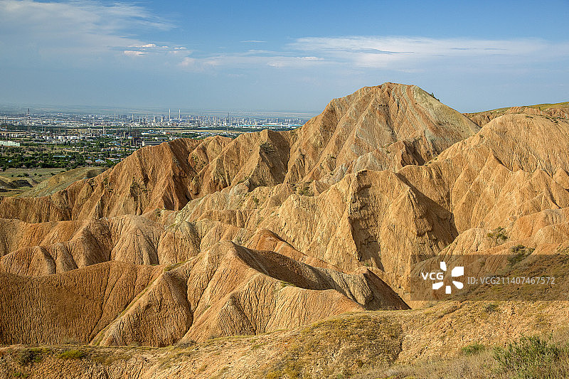 克拉玛依独山子 泥火山图片素材