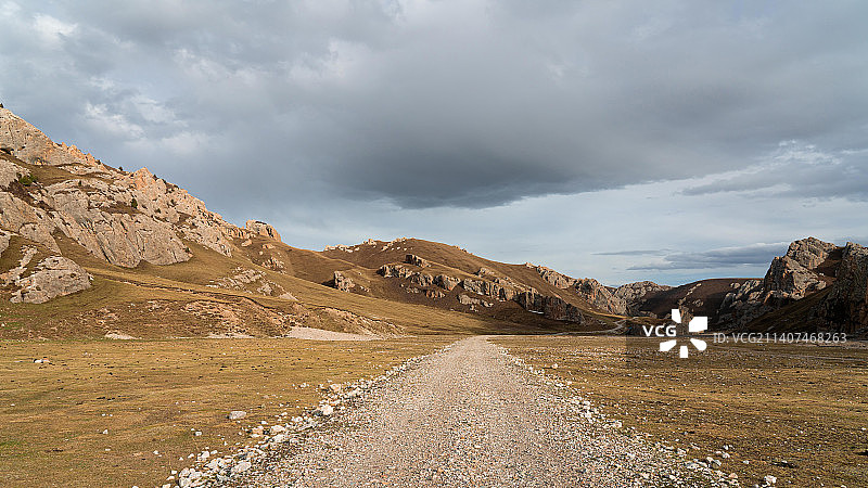 中国西北青海天峻县神湖之源图片素材