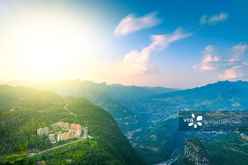 湖北省恩施大峡谷图片素材