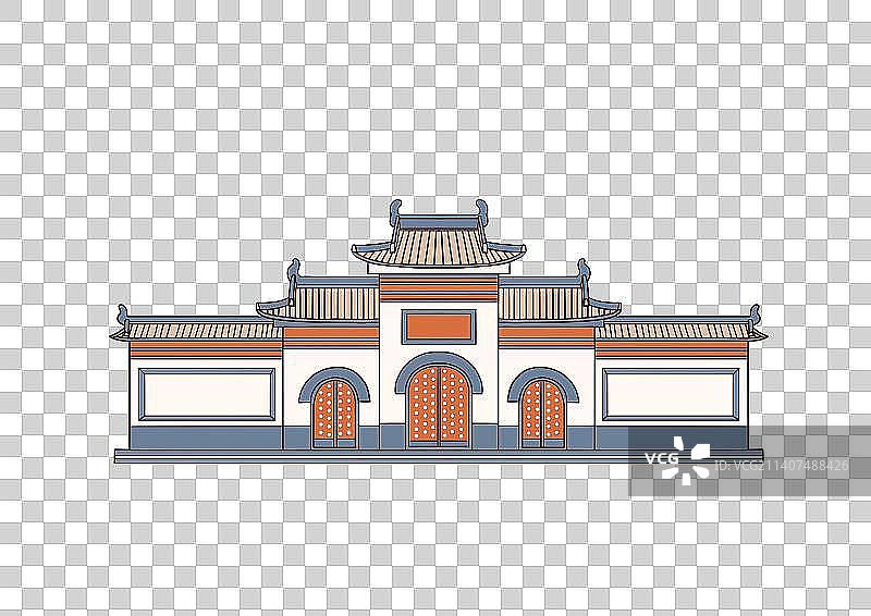 洛阳城市地标建筑白马寺图片素材