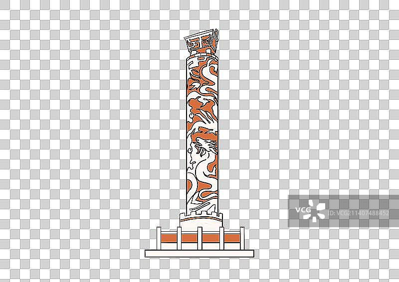 洛阳城市地标建筑九龙鼎图片素材