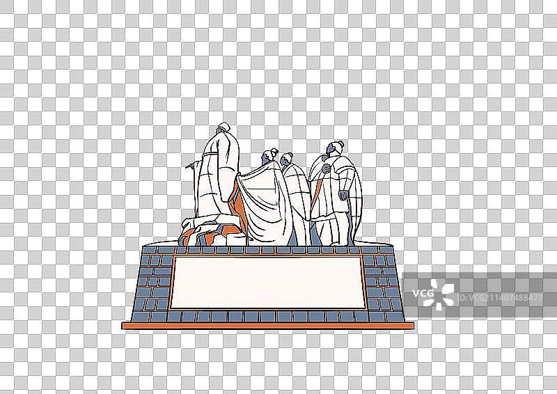 洛阳城市地标建筑周王城广场图片素材