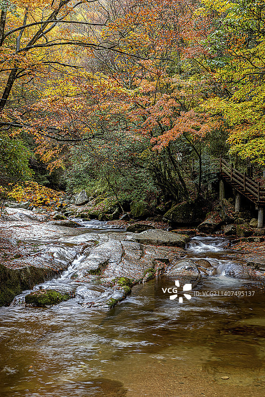 光雾山~十八月潭图片素材