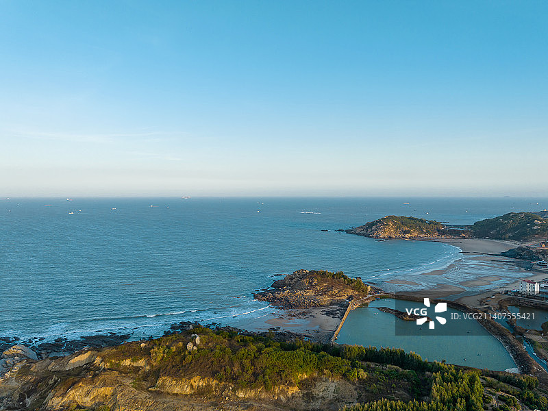 福建漳州龙海海岸线风光图片素材