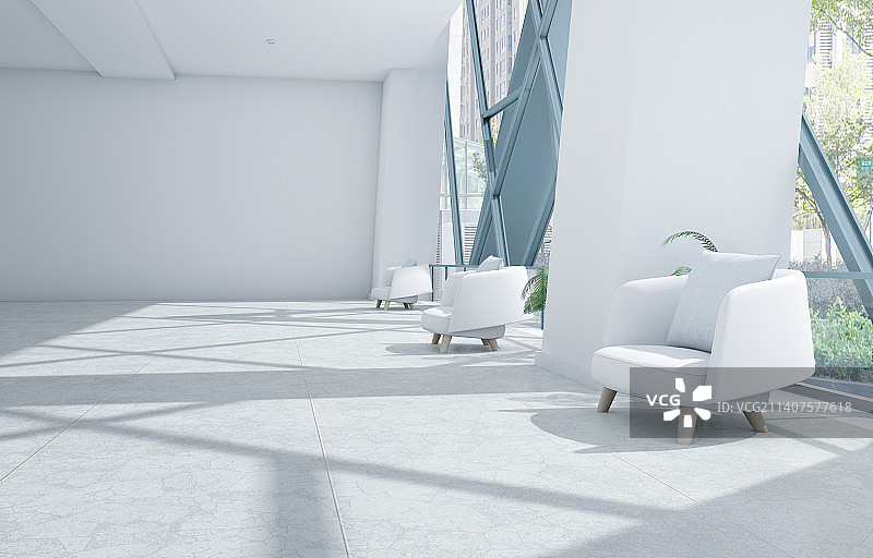空旷的办公大厅图片素材