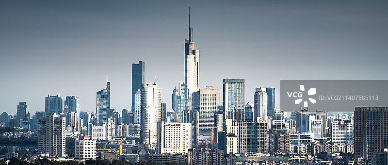 都市天际线图片素材