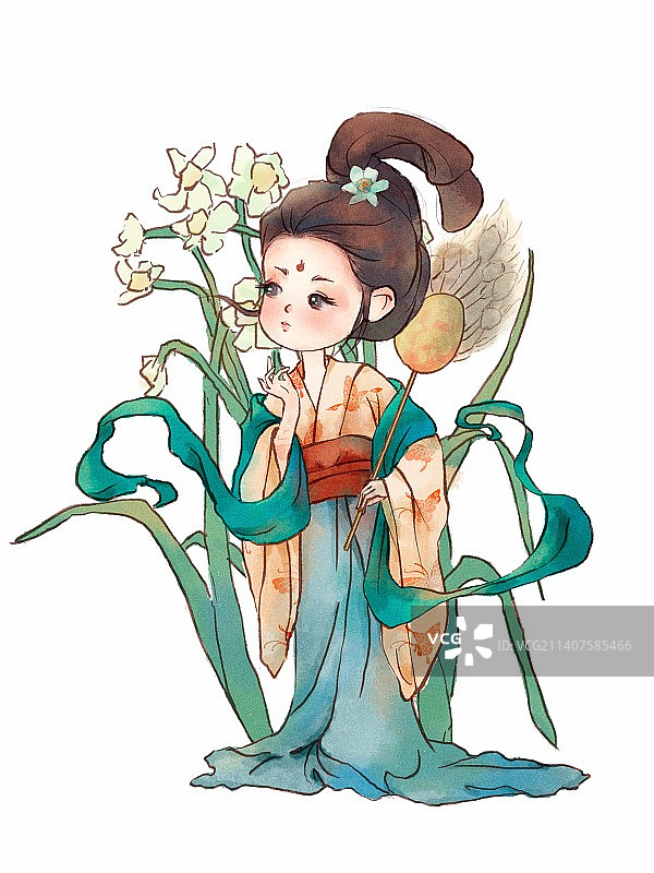 十二花神—十二月图片素材