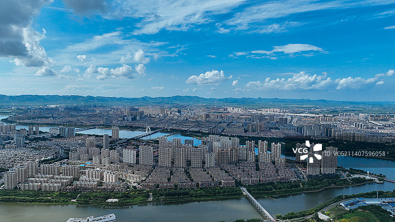 锦州 地标 航拍 太和区 古塔区 辽西图片素材