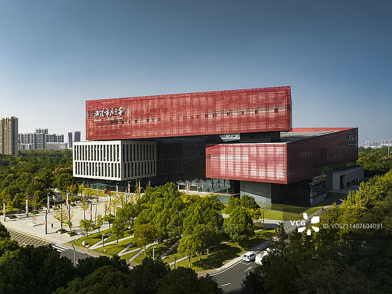 武汉市江岸区市民之家武汉市规划展示馆全景图片素材