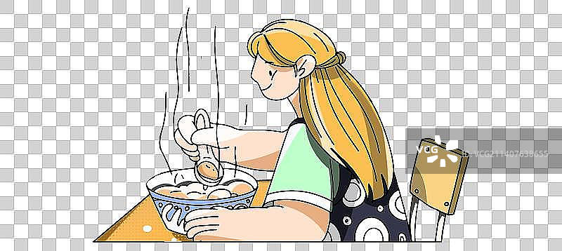 吃饭的人图片素材