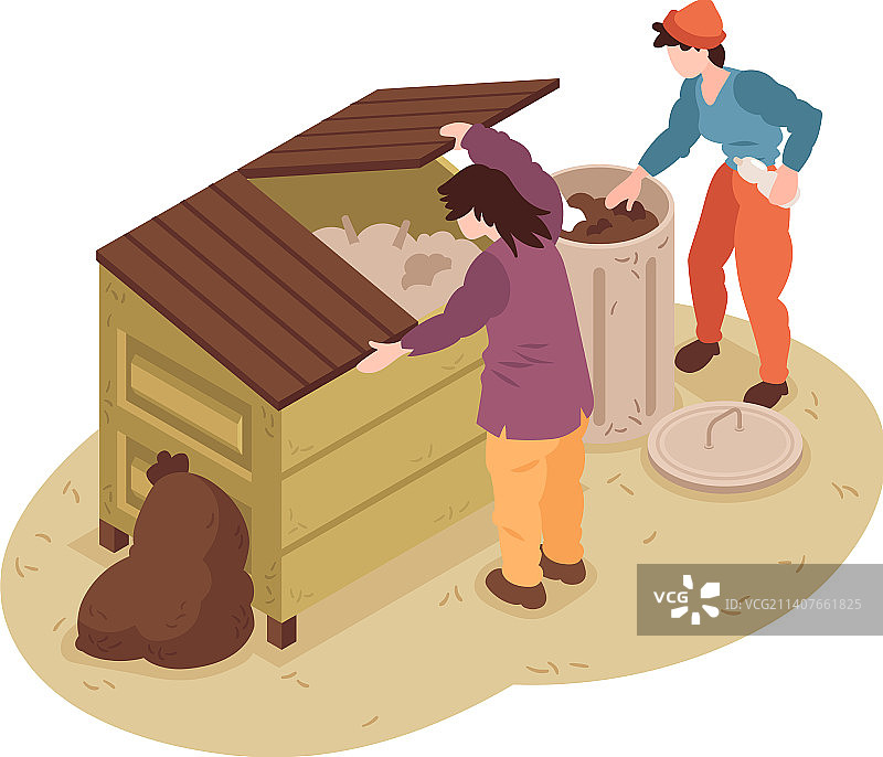 2.5D无家可归的人图片素材