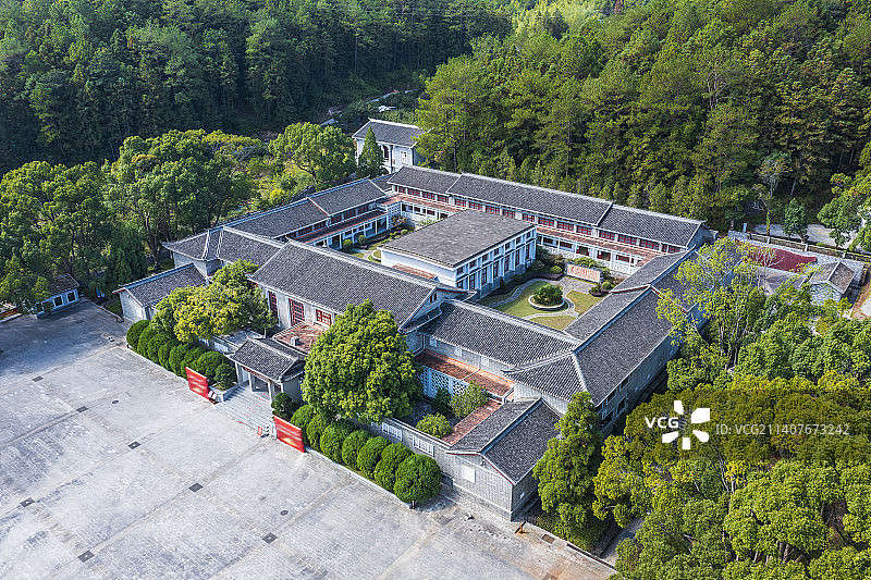 福建省龙岩市上杭县古田镇古田会议会址图片素材