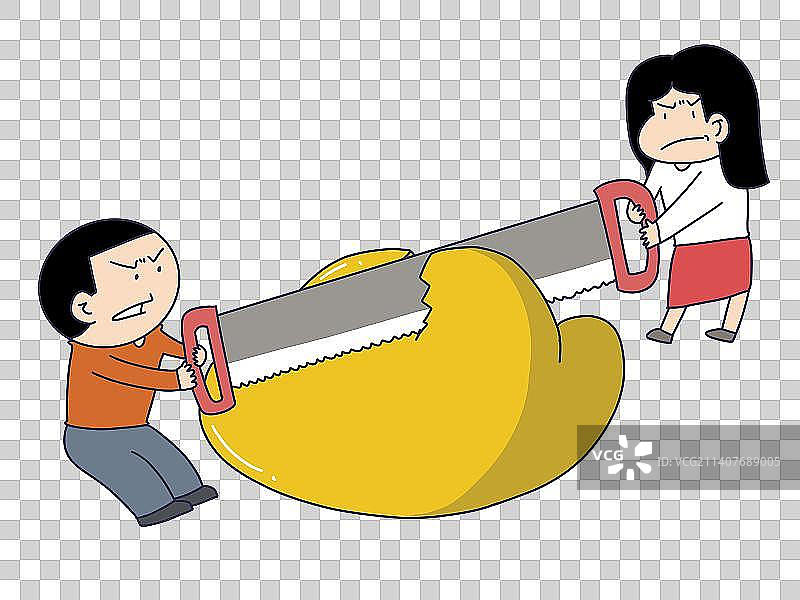 元素：分割财产图片素材