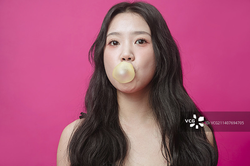 可爱的胖女孩图片素材