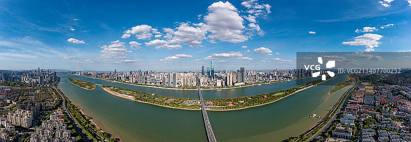 航拍湖南长沙城市风光图片素材