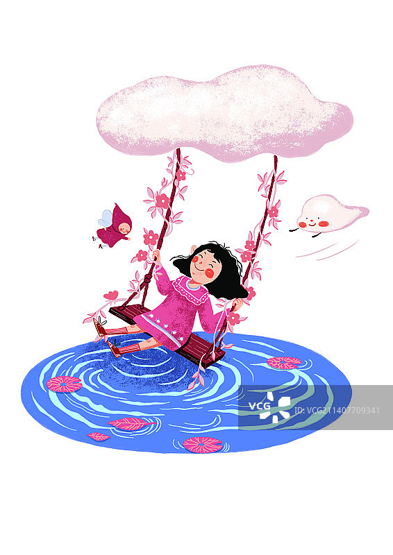 荡秋千图片素材