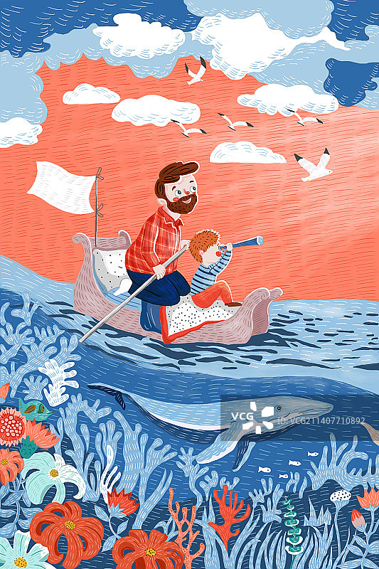 父亲的爱—坚毅图片素材