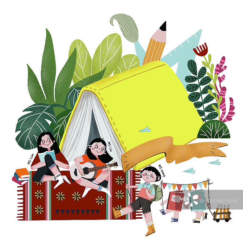 快乐学习之旅图片素材