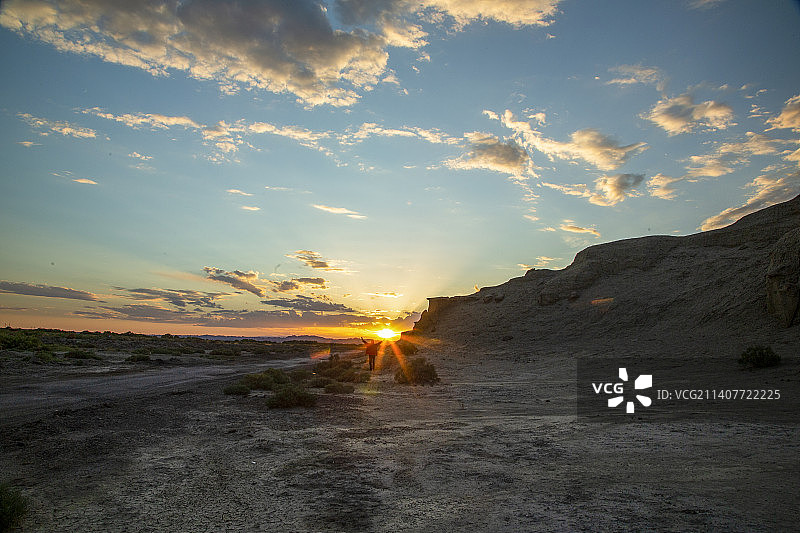 乌尔禾风城飞霞图片素材