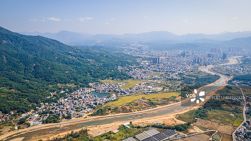 广东省汕尾是陆河县风光图片素材