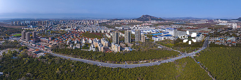 兴城城区全景图片素材