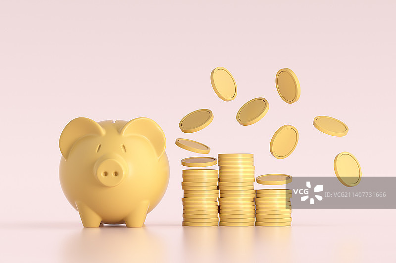 三维渲染的金融题材的概念图片图片素材