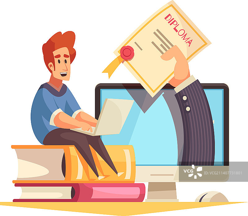 在线课程概念图片素材